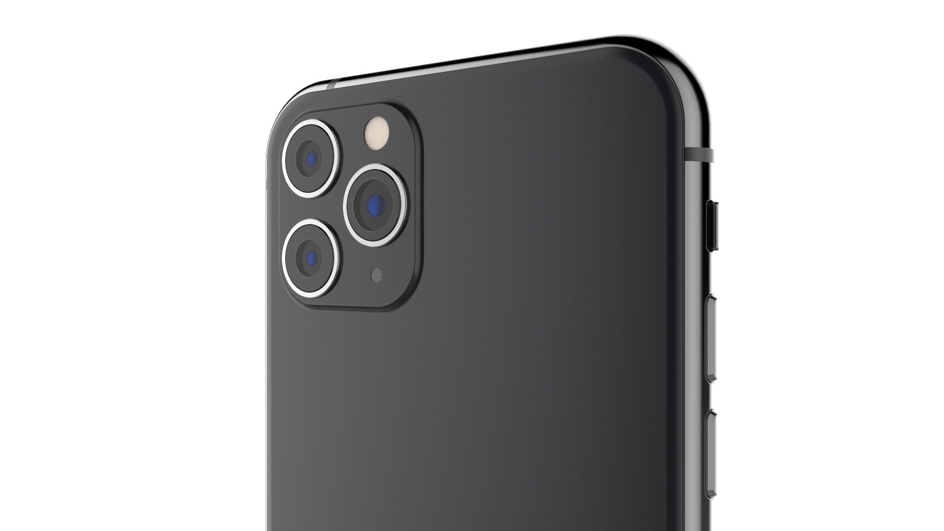 Apple iPhone 11 Pro Space Gray 3D model_11
