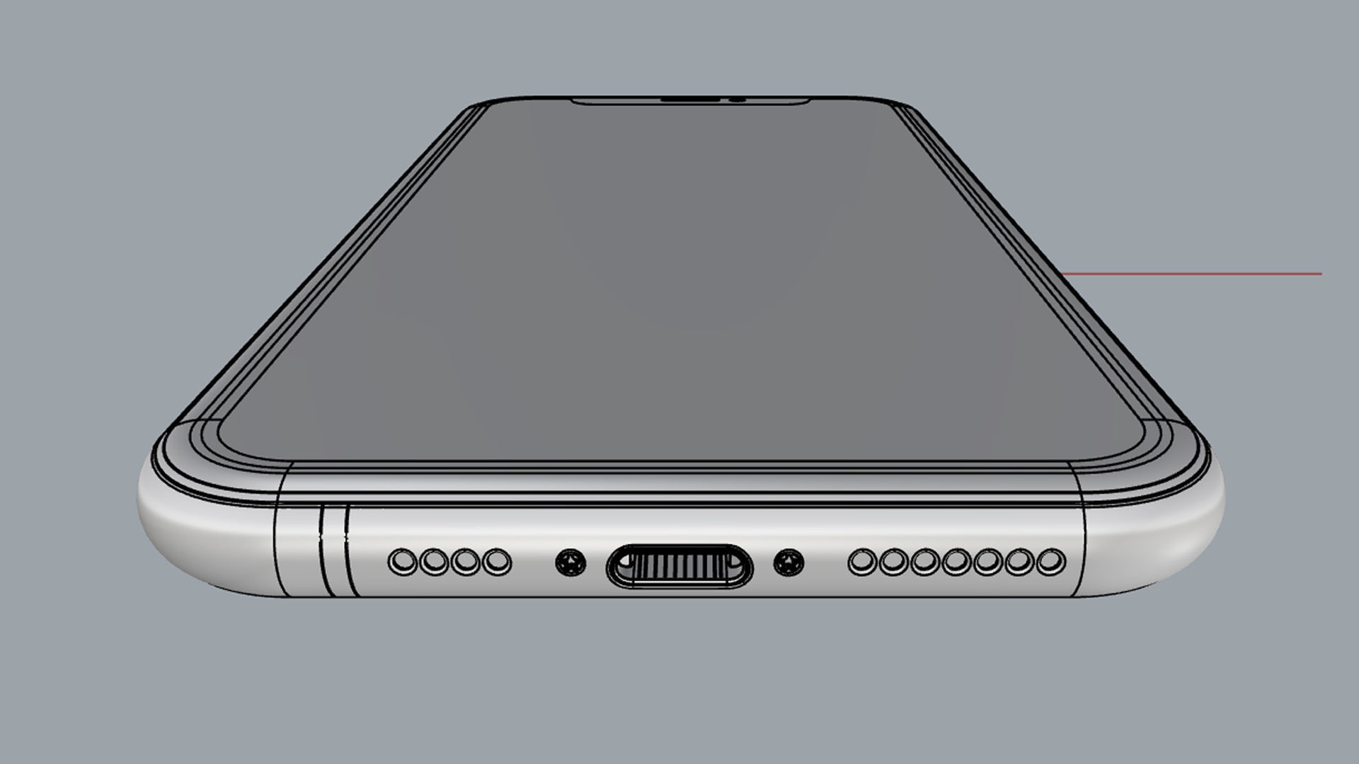 Apple iPhone 11 Pro Space Gray 3D model_16