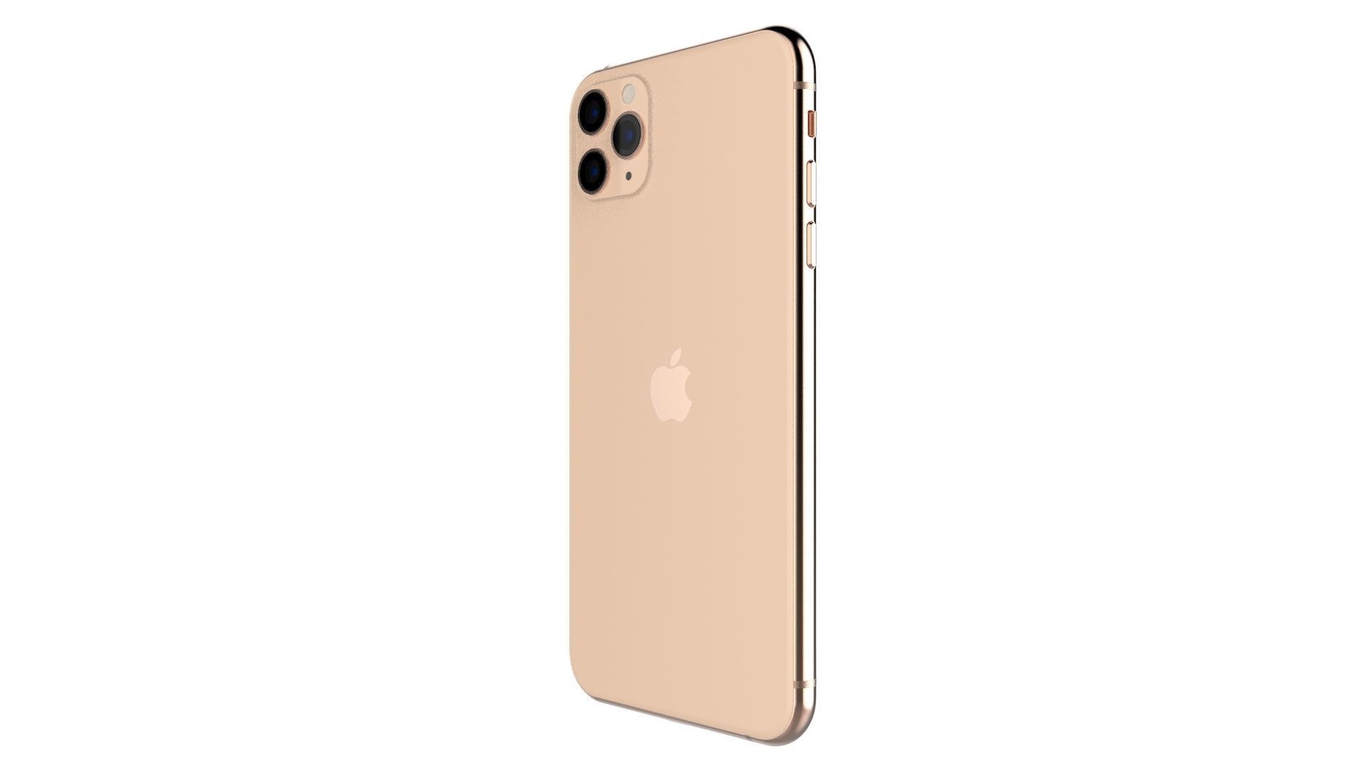 Apple iPhone 11 Pro Max Gold 3D model_4