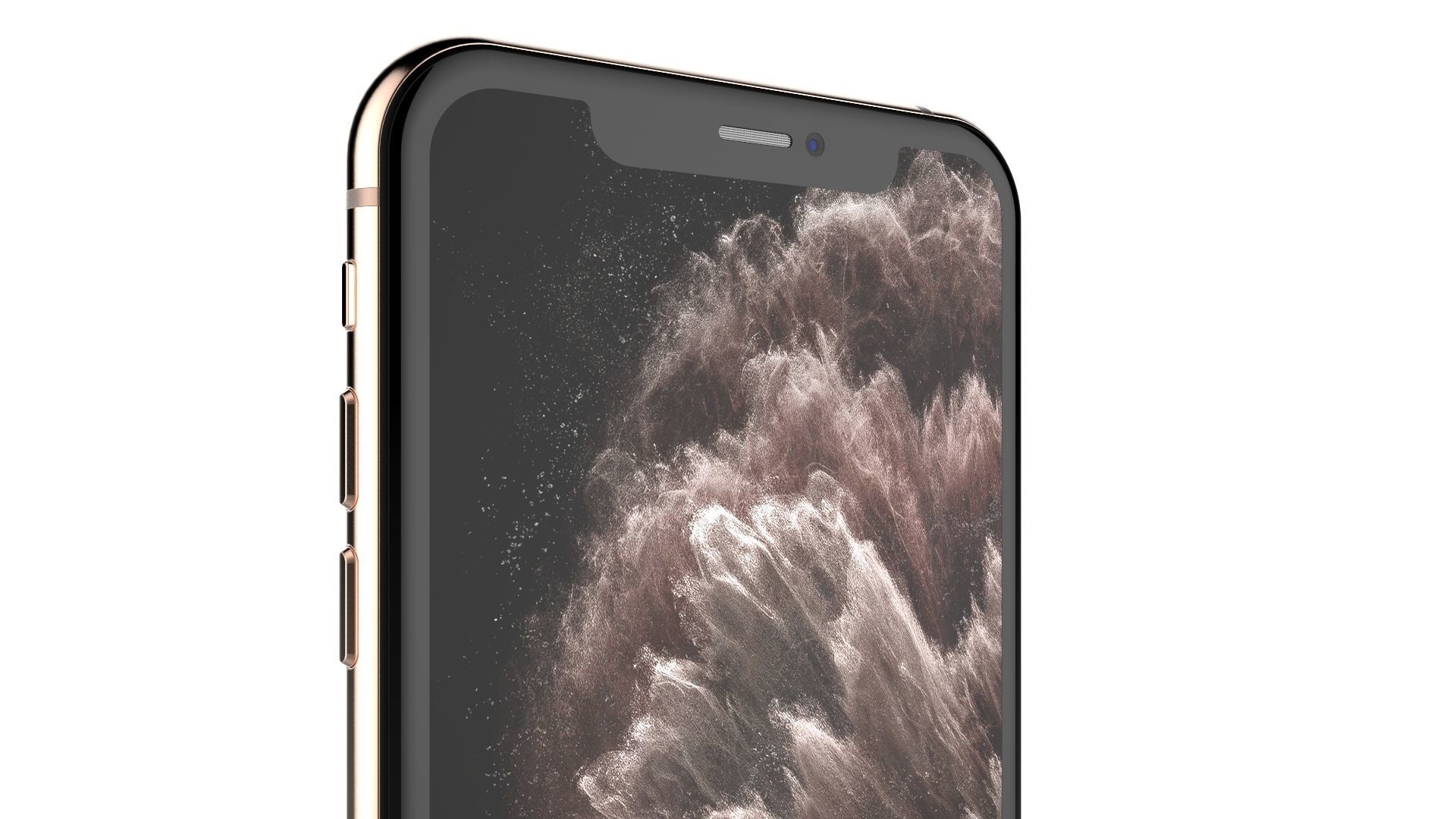 Apple iPhone 11 Pro Max Gold 3D model_10