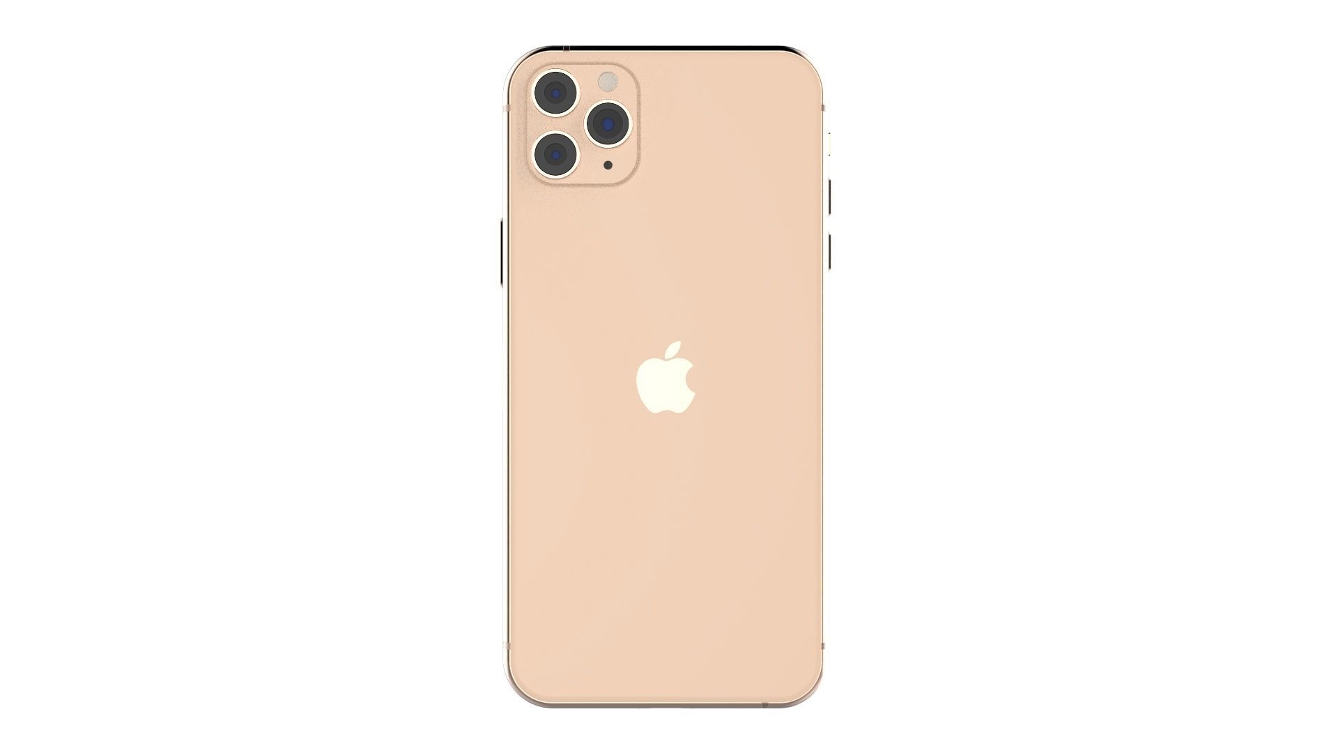 Apple iPhone 11 Pro Max Gold 3D model_5