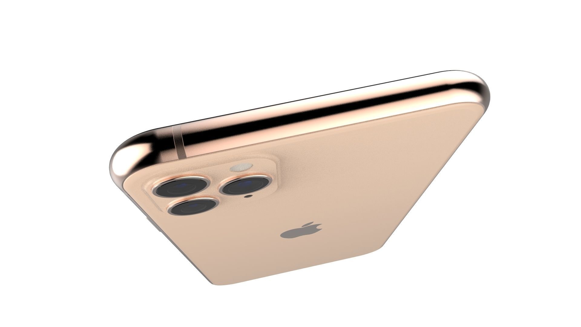 Apple iPhone 11 Pro Max Gold 3D model_13