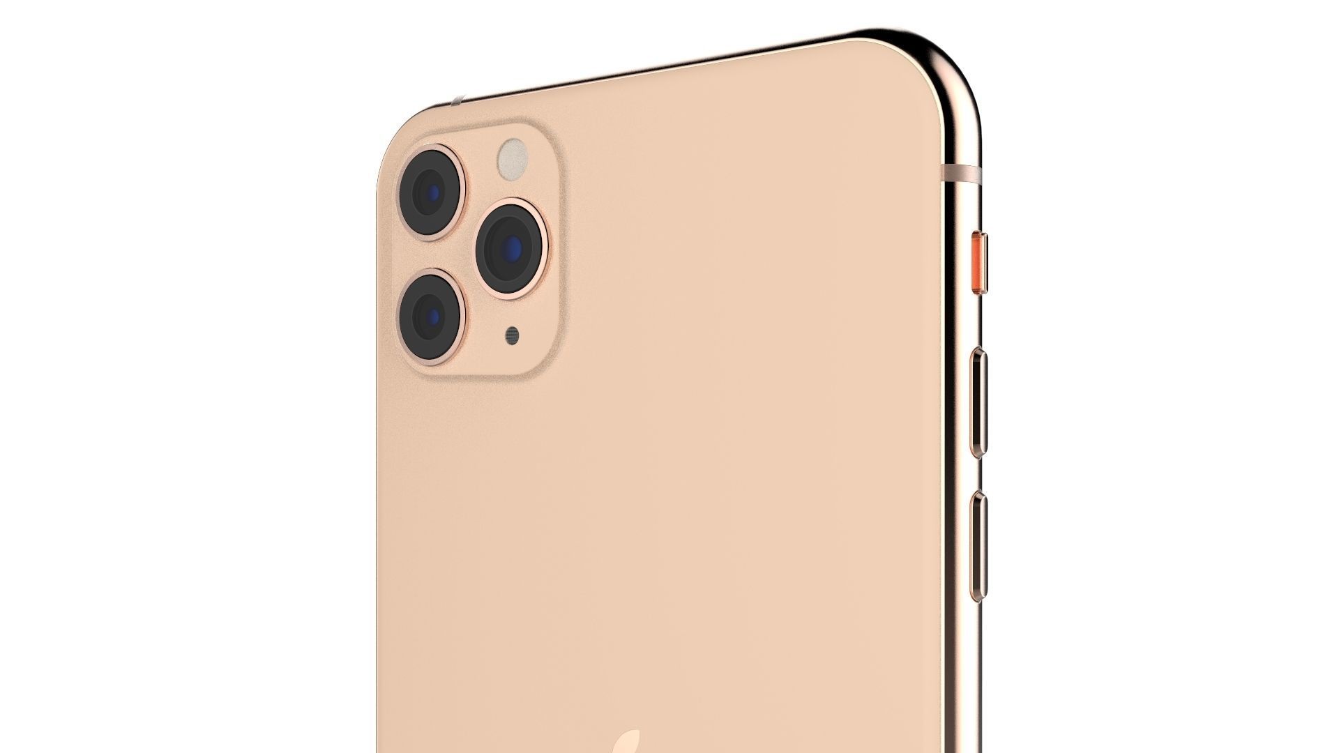 Apple iPhone 11 Pro Max Gold 3D model_11