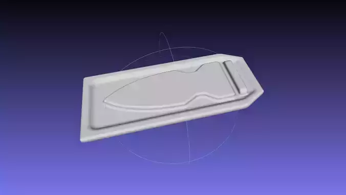 Deadpool Chest Knife Pocket And Blade 3D print model
