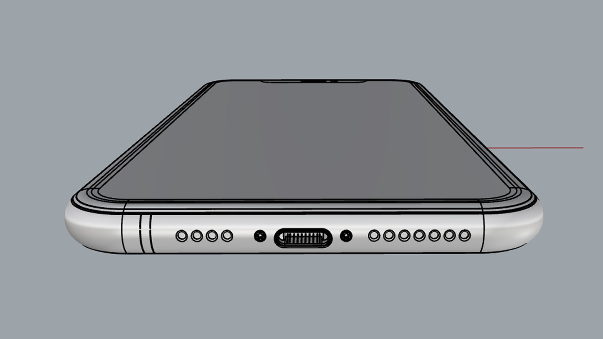 Apple iPhone 11 Pro Max Silver 3D model_16