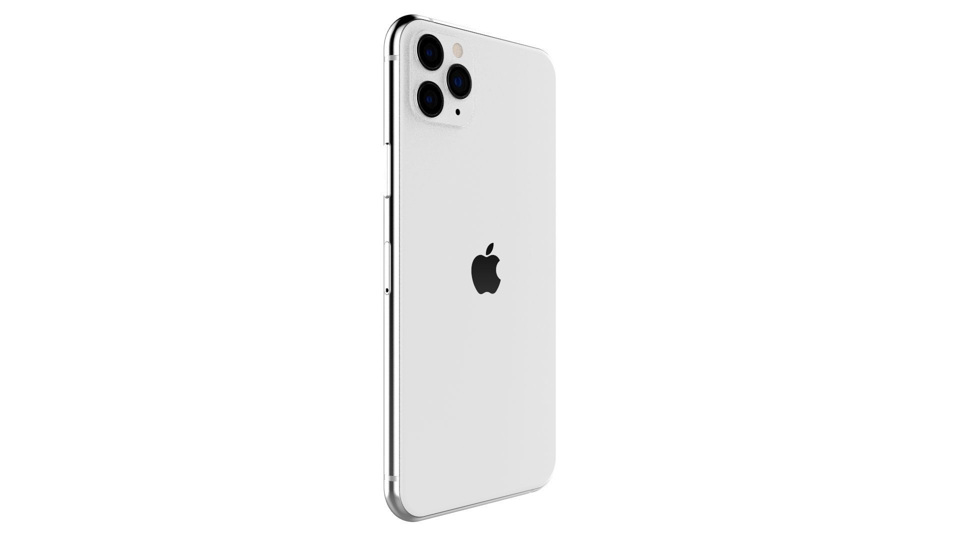 Apple iPhone 11 Pro Max Silver 3D model_7