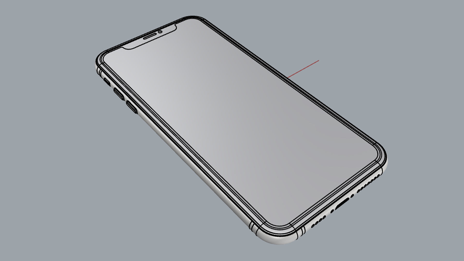 Apple iPhone 11 Pro Max Space Gray 3D model_20