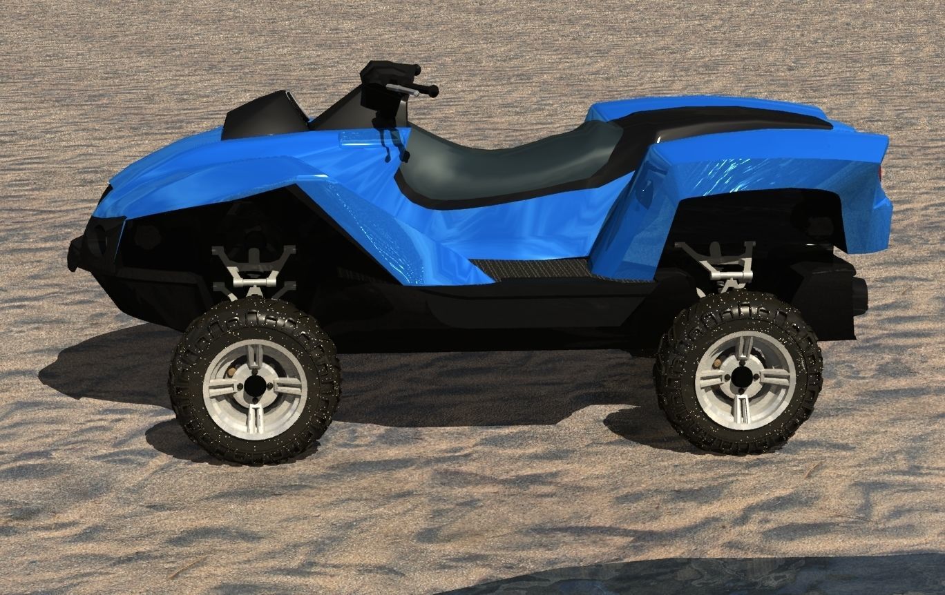 amphibian vehicle 3D model_5
