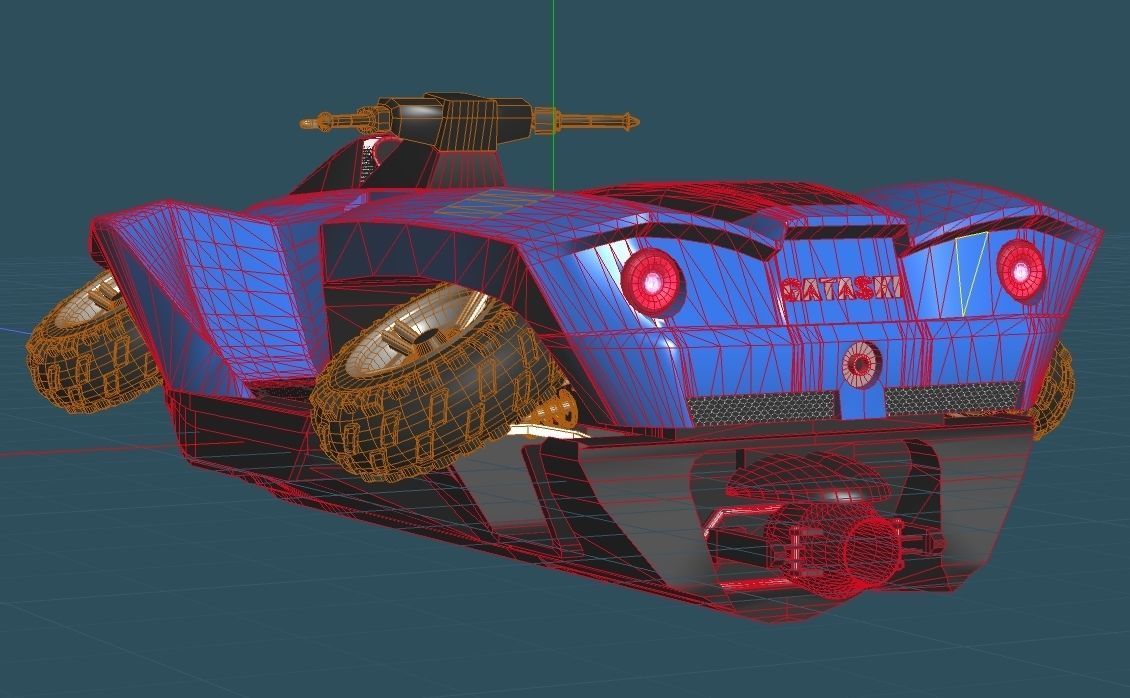 amphibian vehicle 3D model_9