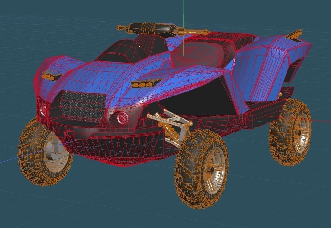 amphibian vehicle 3D model_8