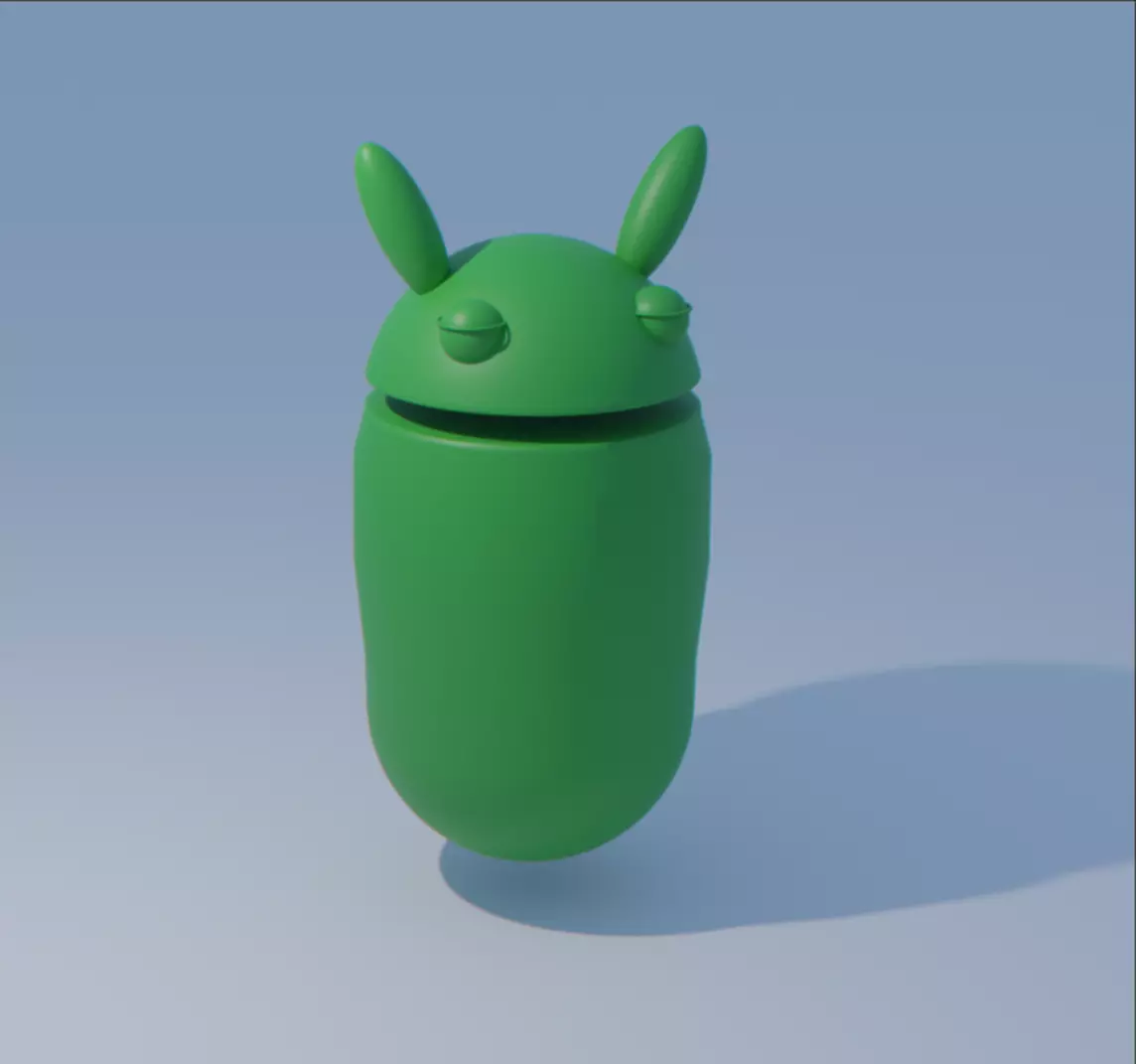 Simple Android shape 3D model | CGTrader