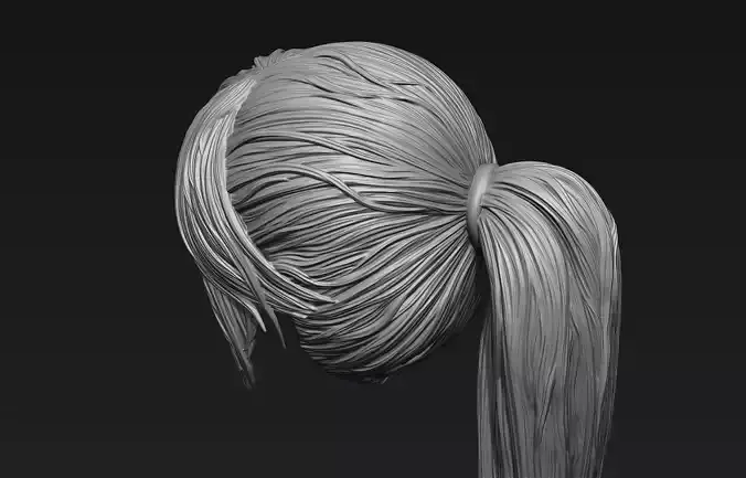 Hair 18 3D model