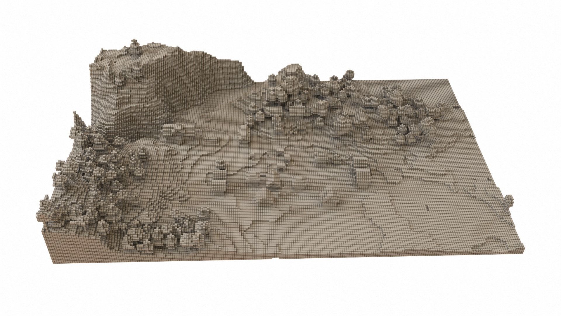 Minecraft Village 3D Model 3D model_5