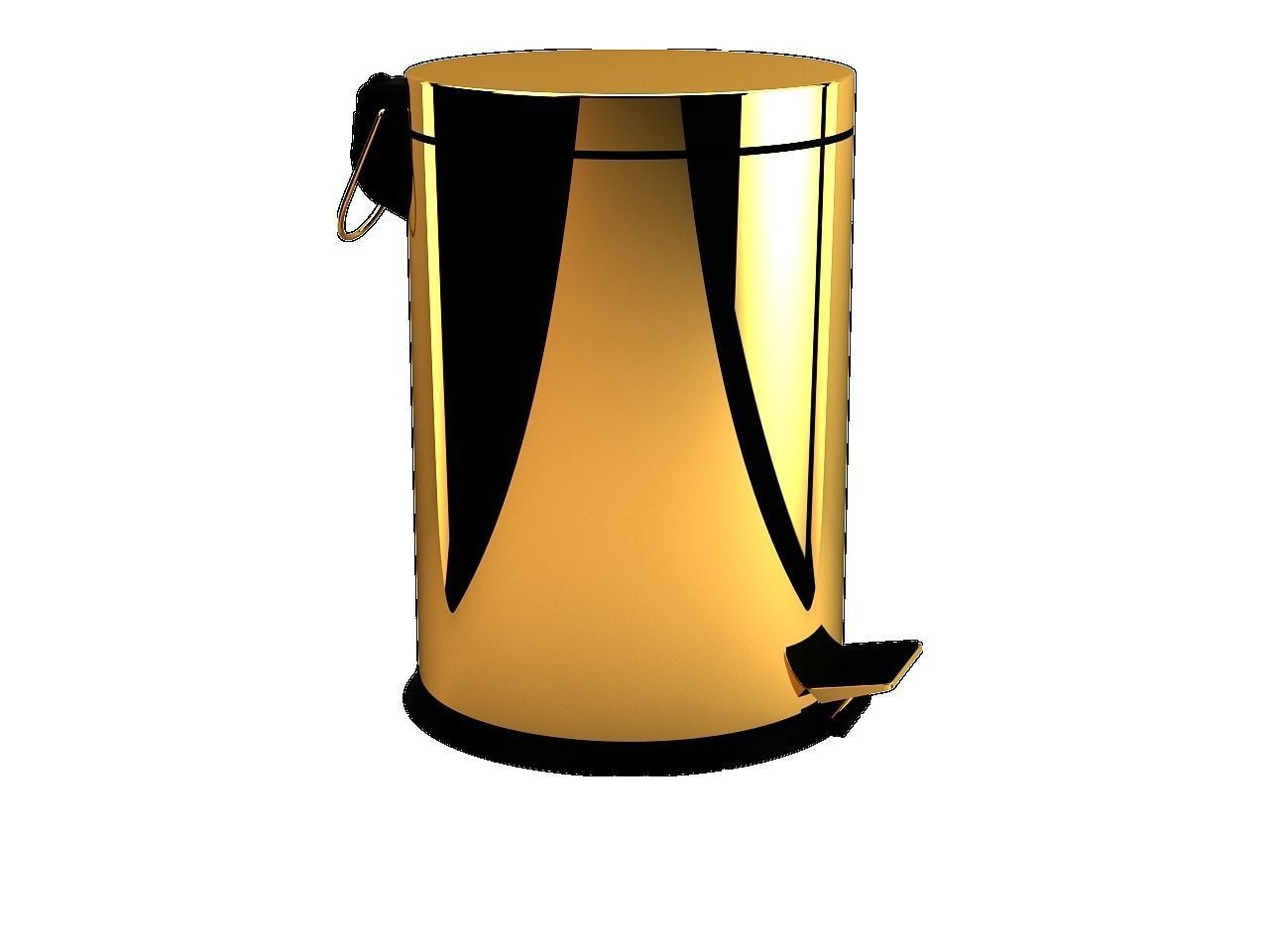 Trashcans Pedal 12lt 3D model_1