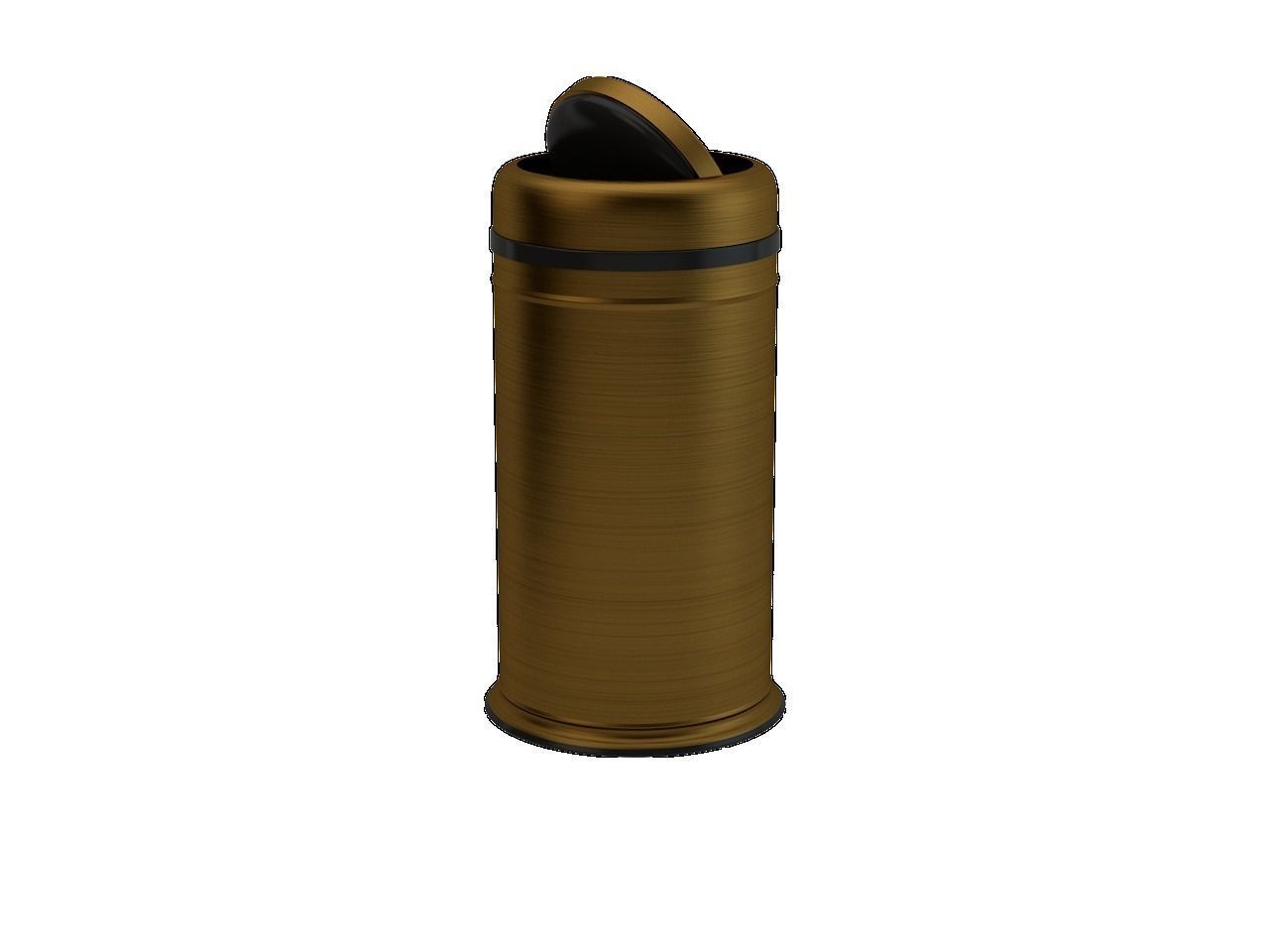 Trashcans Rotary Cover 20lt 3D model_2