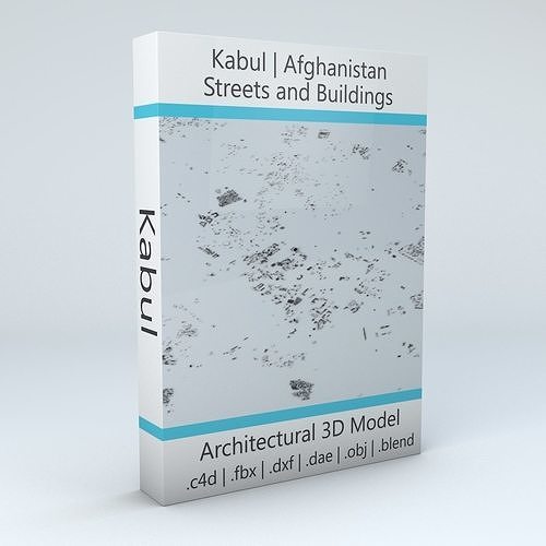 Kabul Streets and Buildings 3D model
