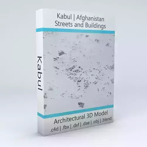 Kabul Streets and Buildings 3D model