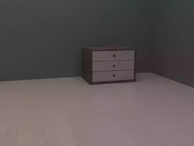 Cupboard chest of drawers