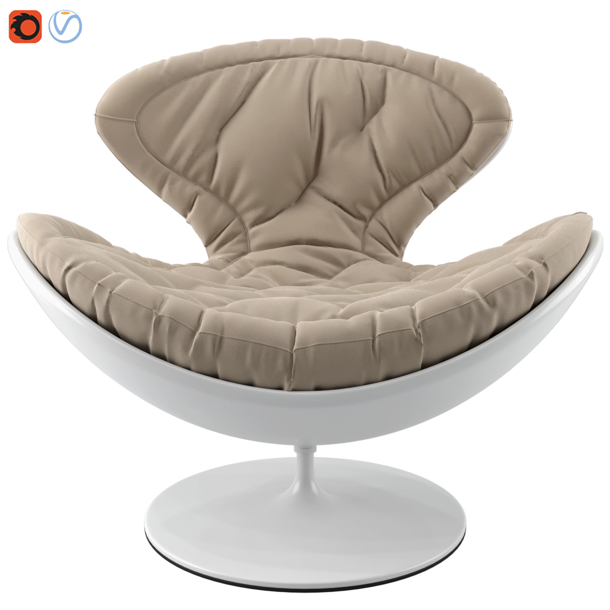 Jetson Armchair by giovanetti 3D model_2