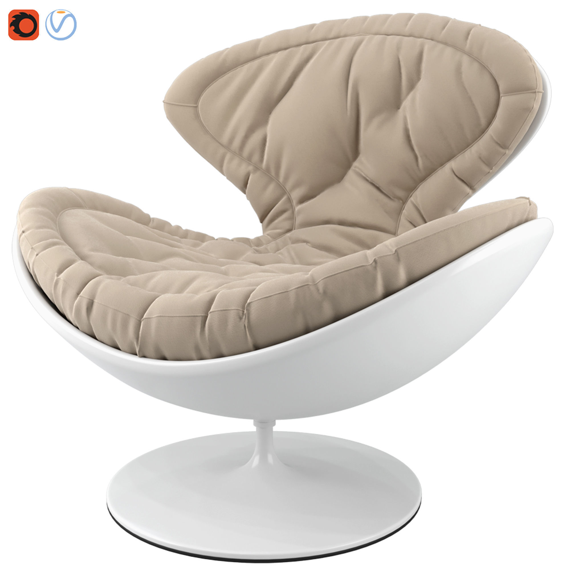 Jetson Armchair by giovanetti 3D model_3