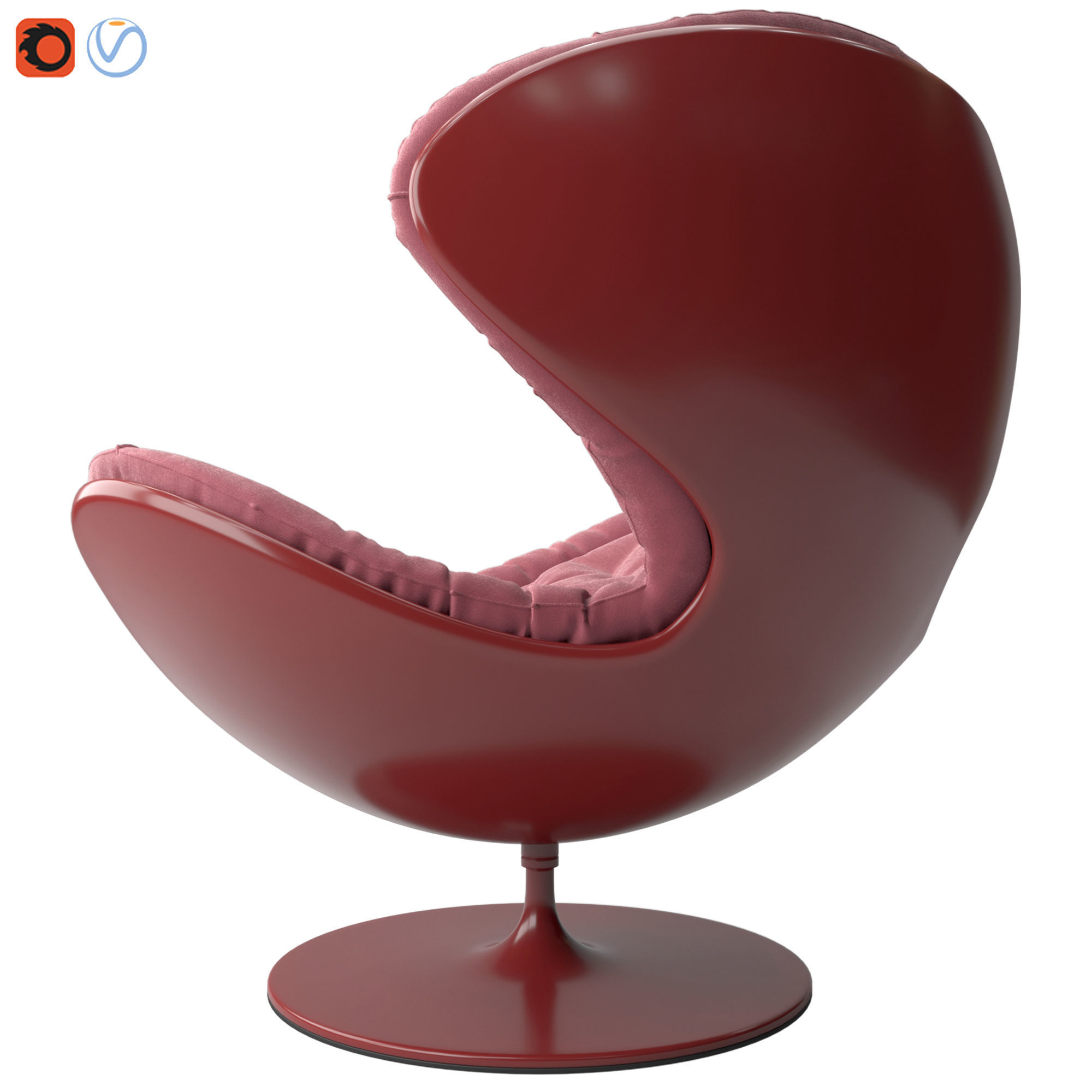 Jetson Armchair by giovanetti 3D model_9