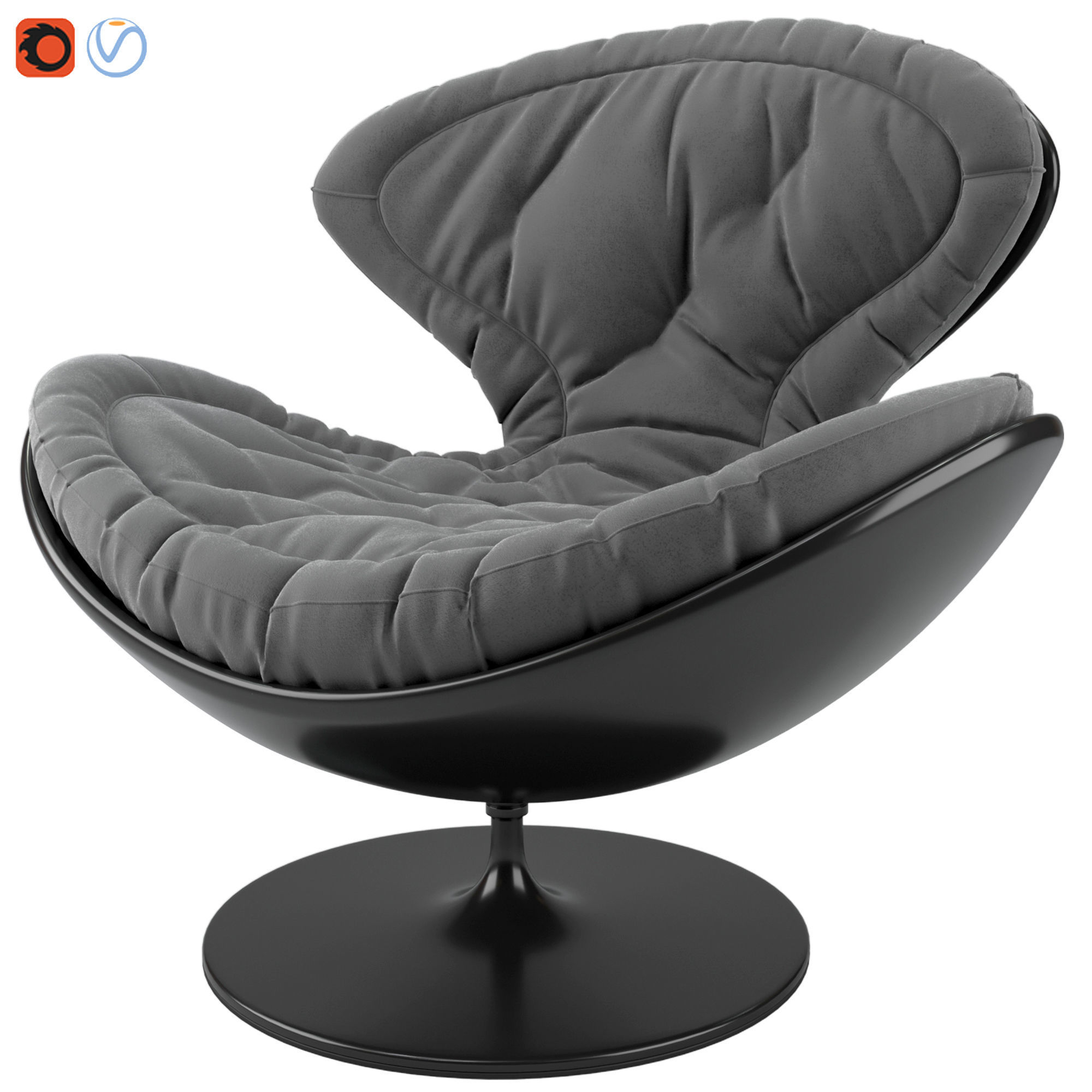 Jetson Armchair by giovanetti 3D model_4