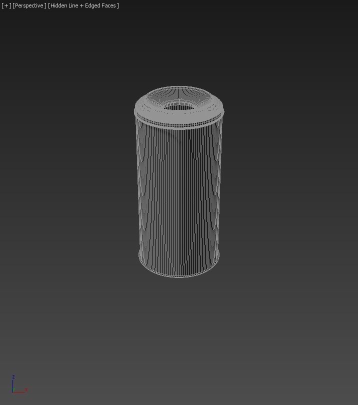 Trashcans Fireproof 18lt 3D model_1