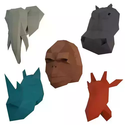 Sculpture Animals Safari Marokka