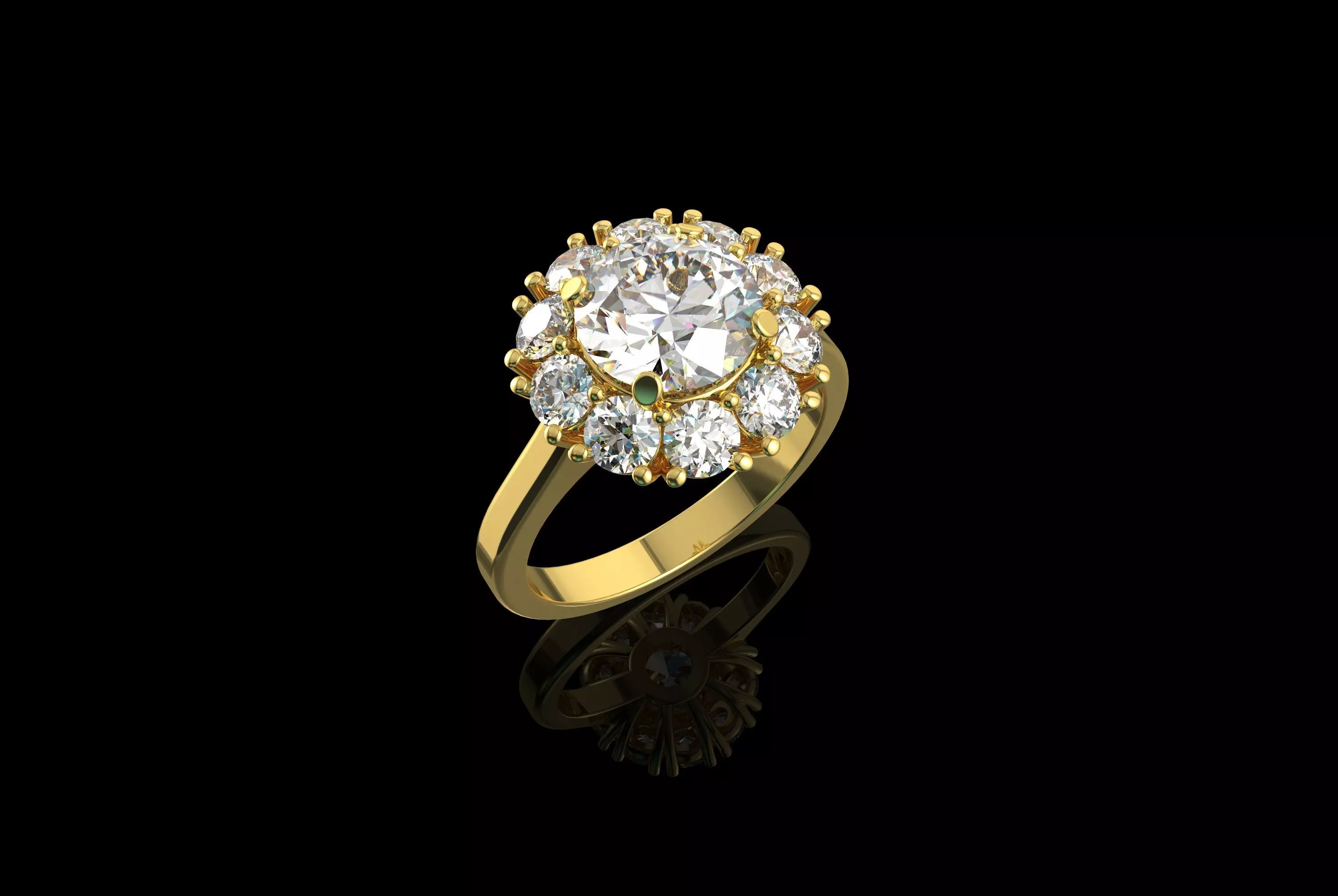 Gold N691 3D print model