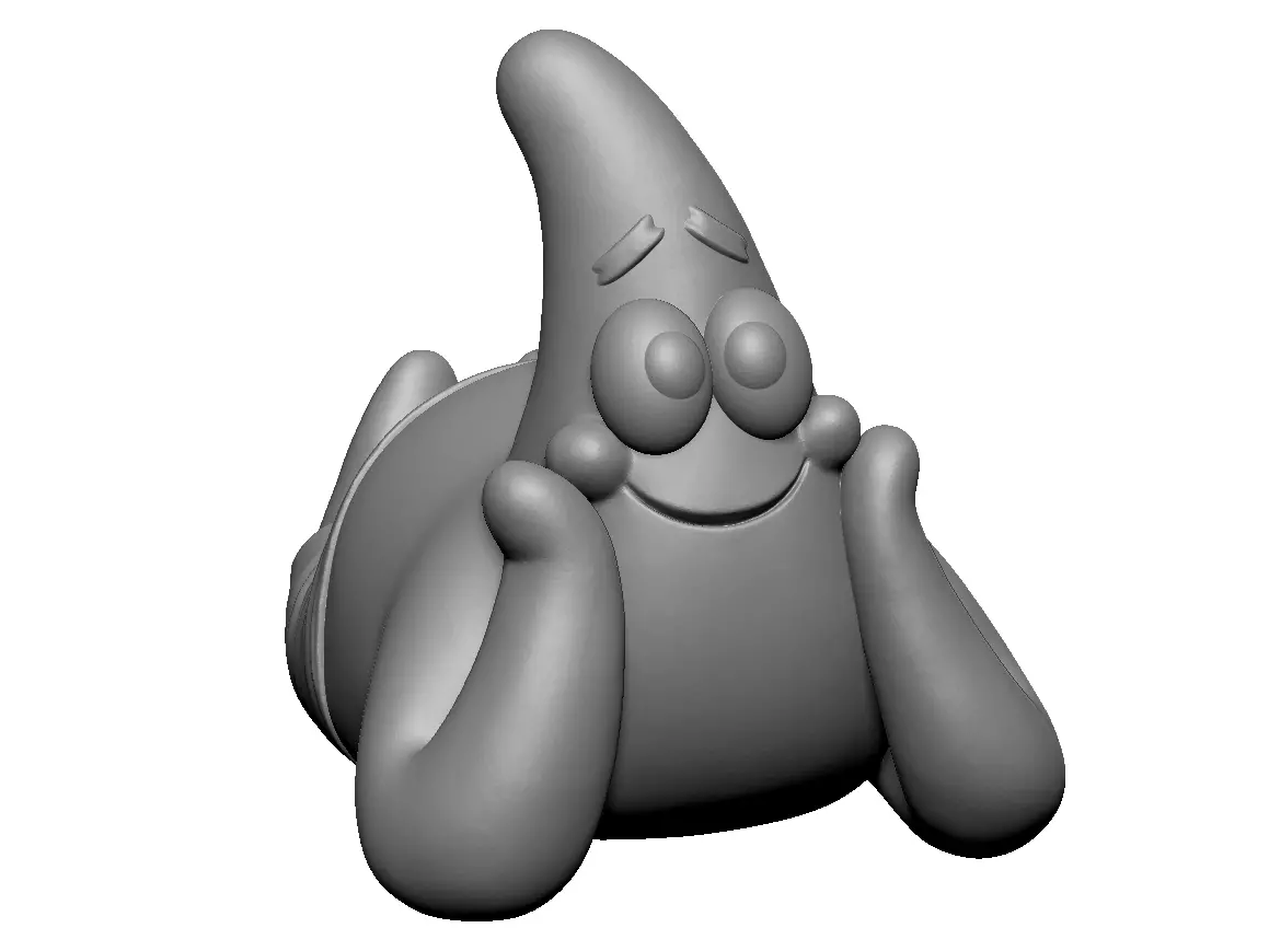 Patrick Star from Spongebob Squarepants 3D print model