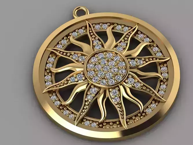 GC GOLD H139- Diamond NECKLACE