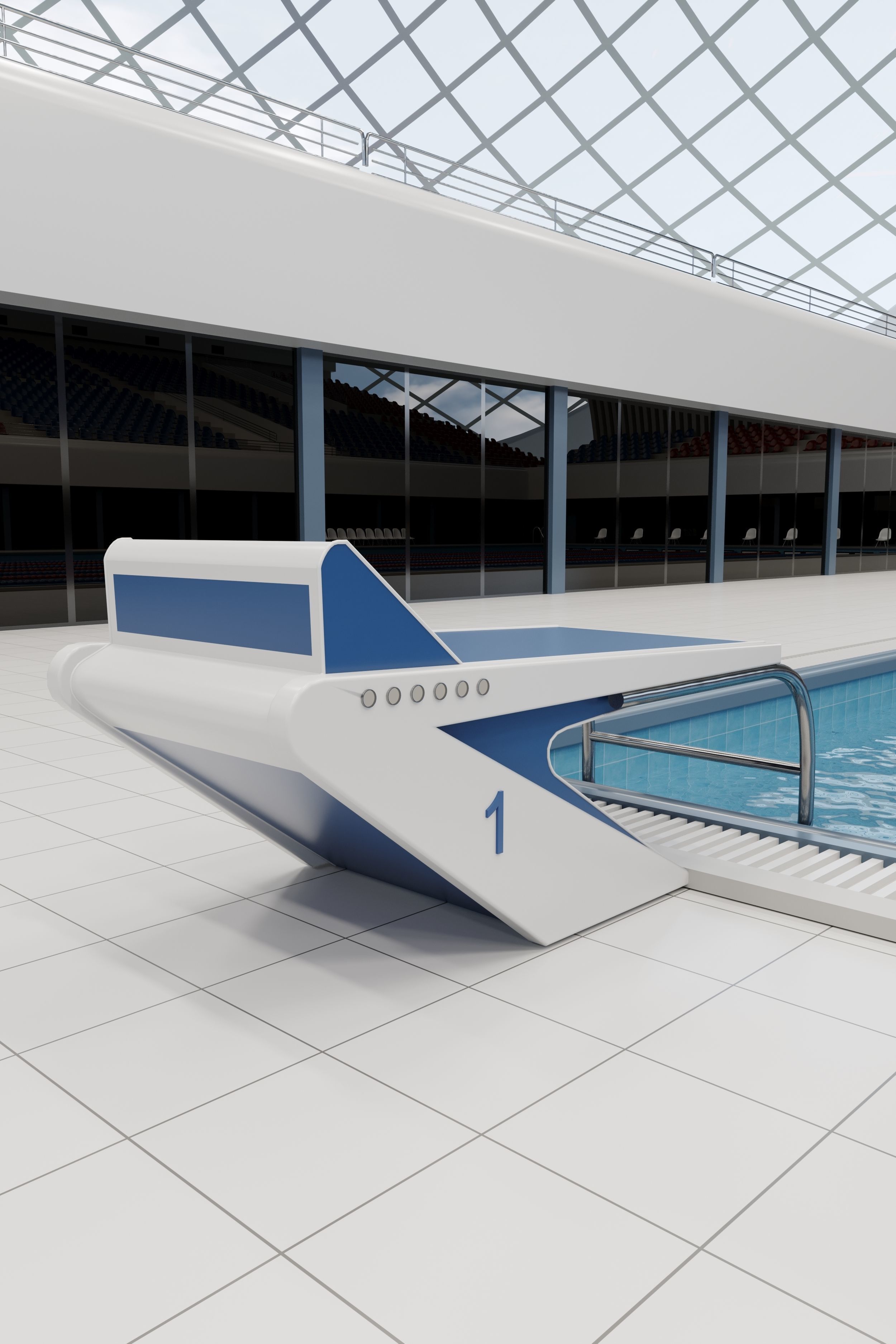 Swim Stadion 3D model_7