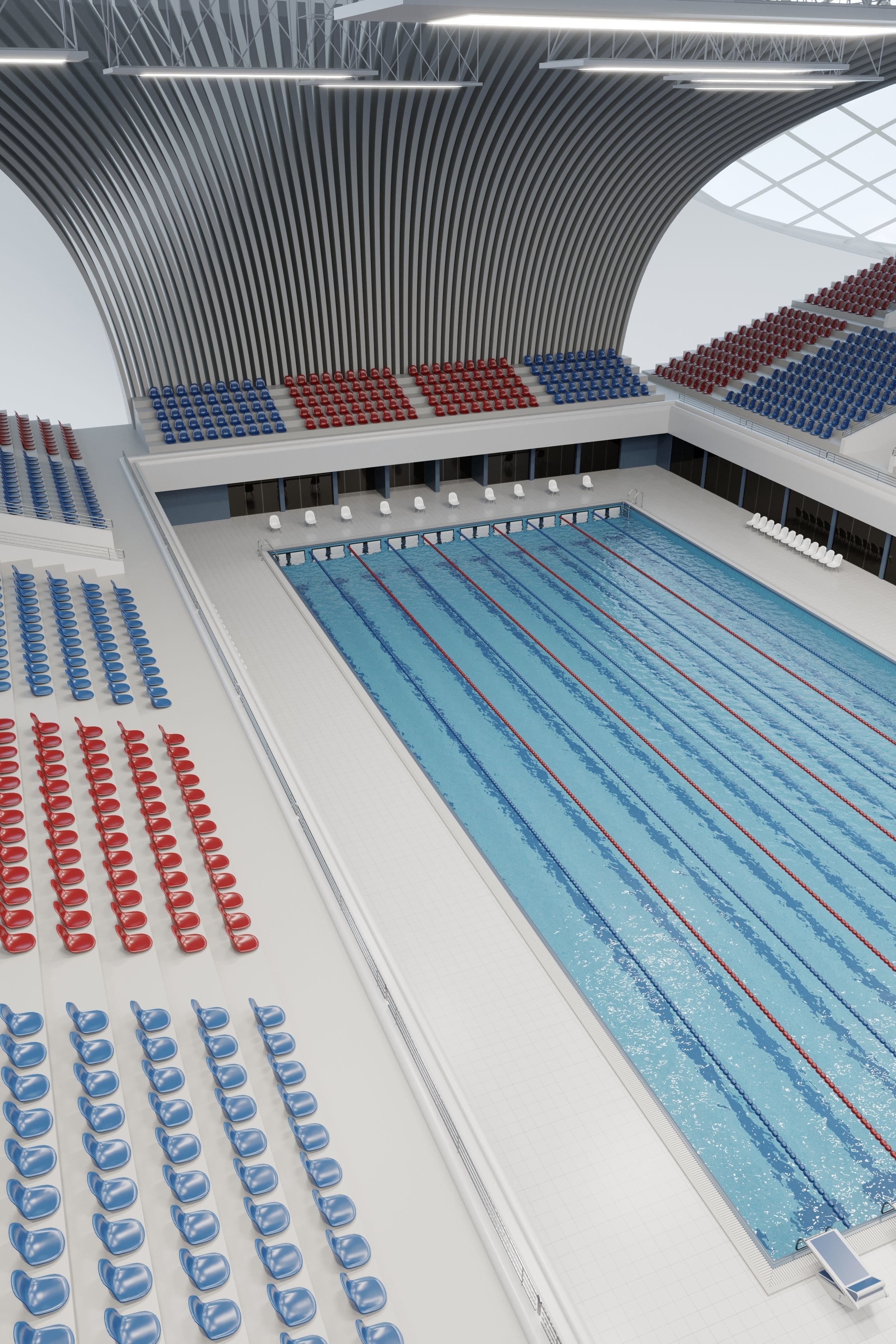 Swim Stadion 3D model_6