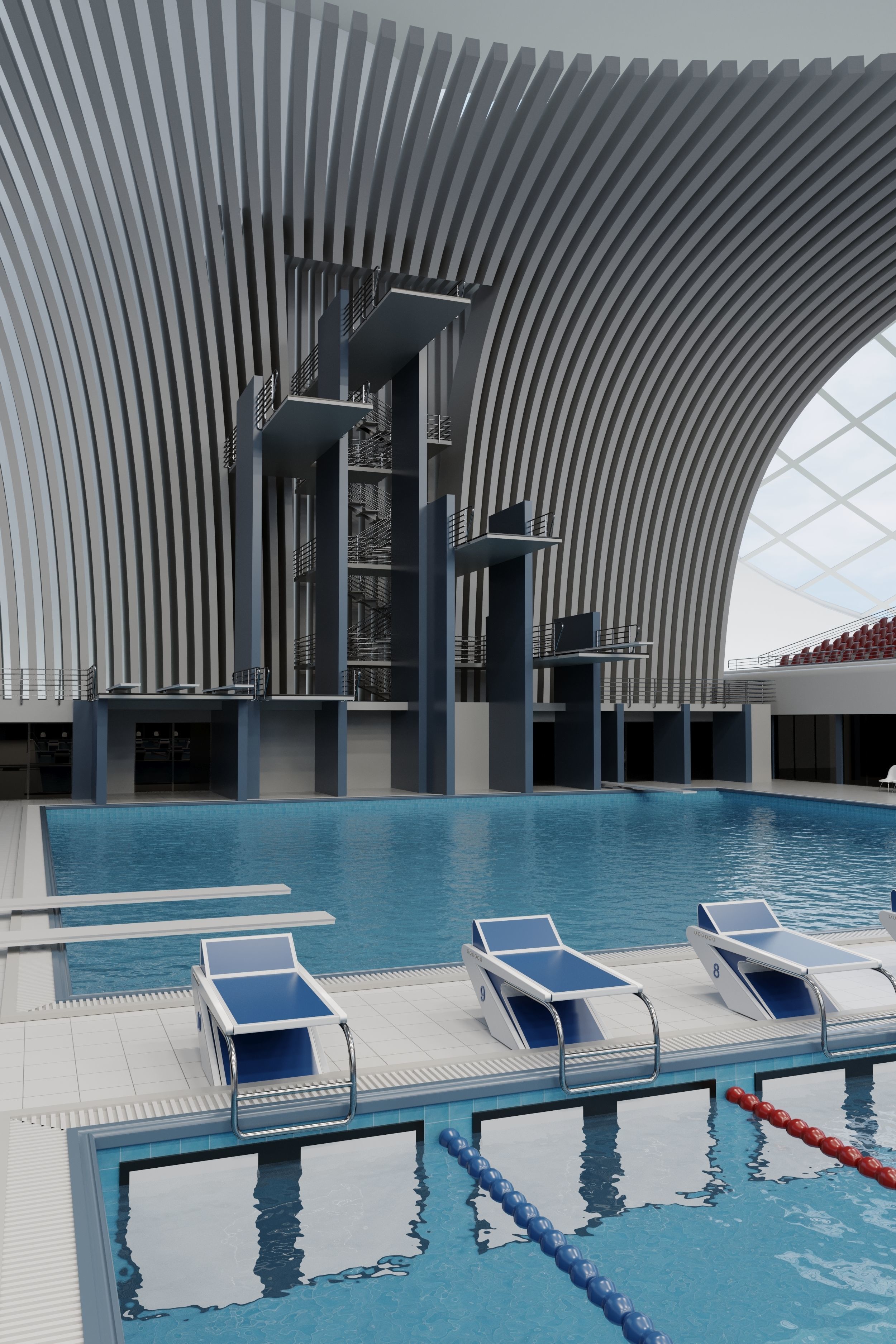 Swim Stadion 3D model_13