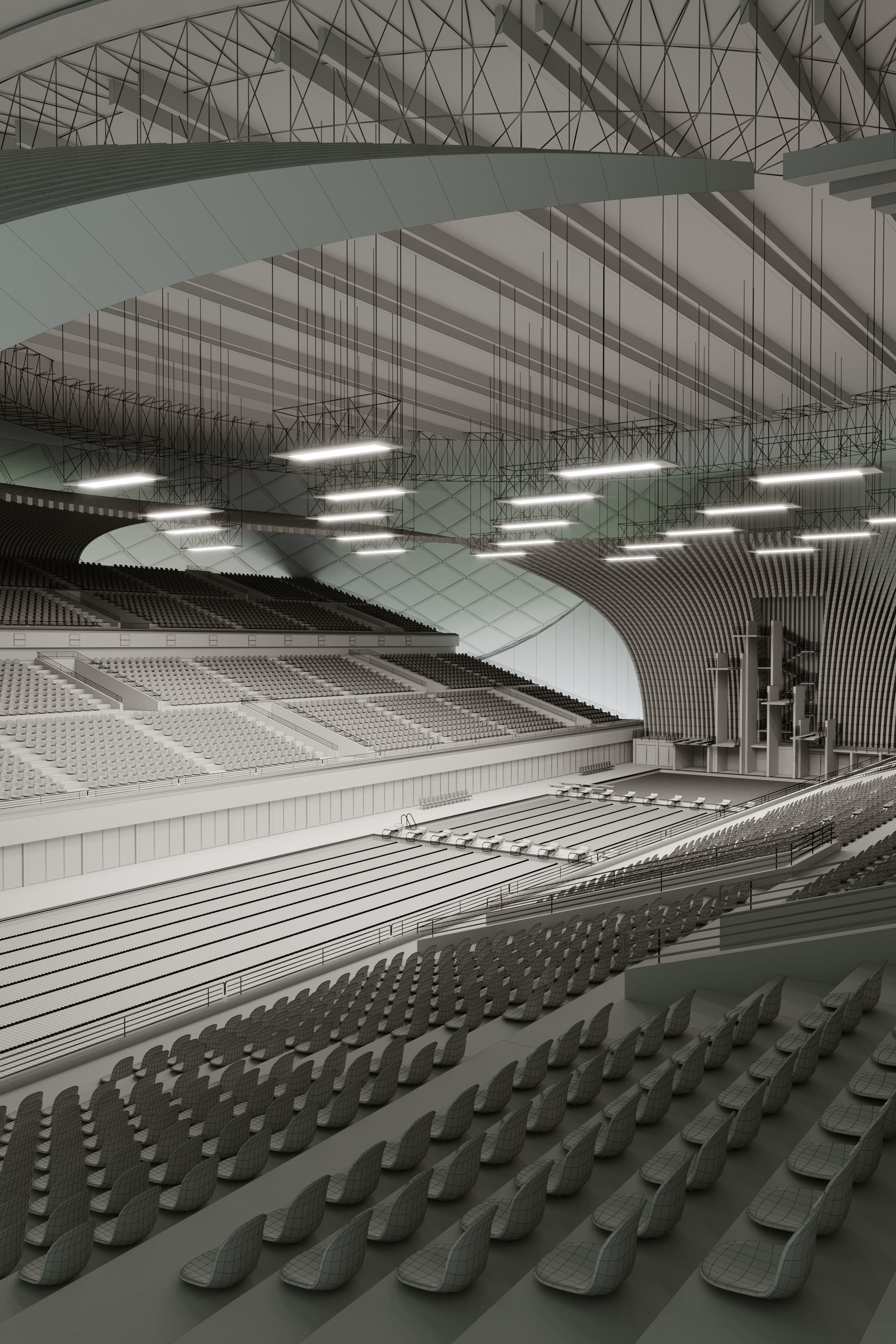Swim Stadion 3D model_23