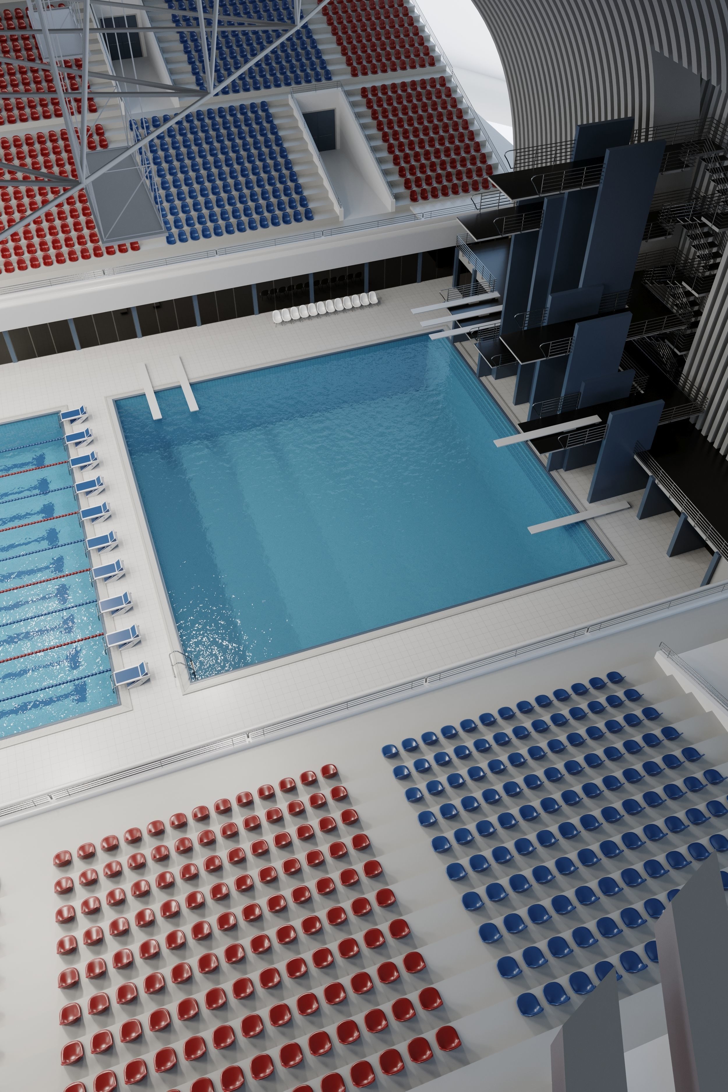 Swim Stadion 3D model_3