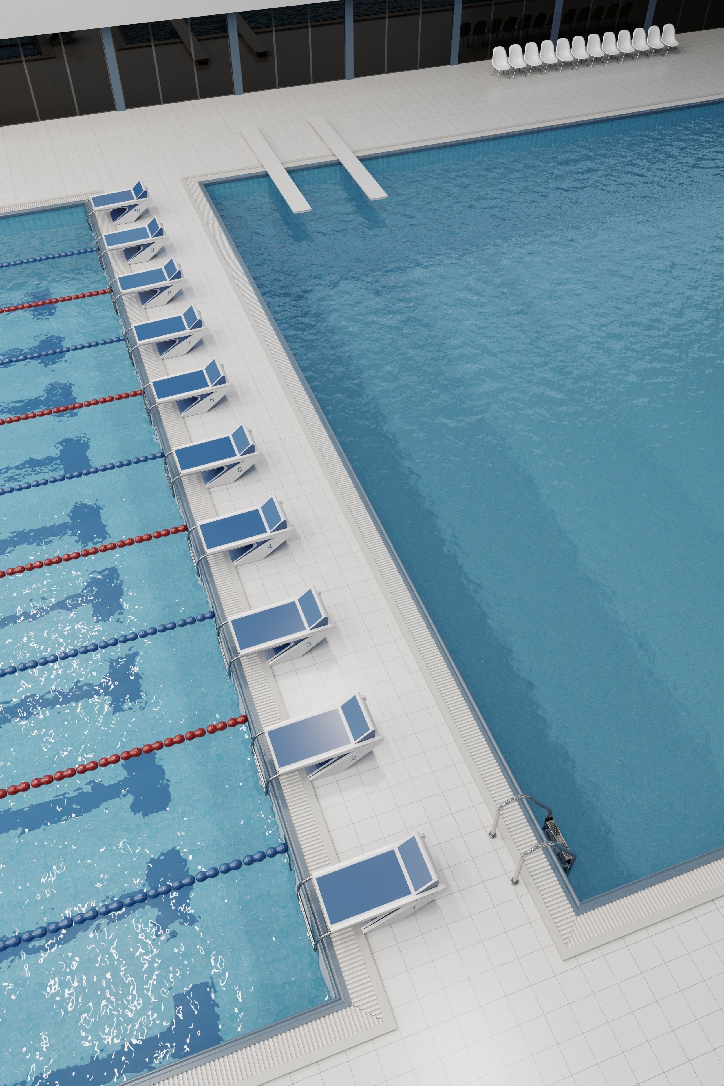 Swim Stadion 3D model_4