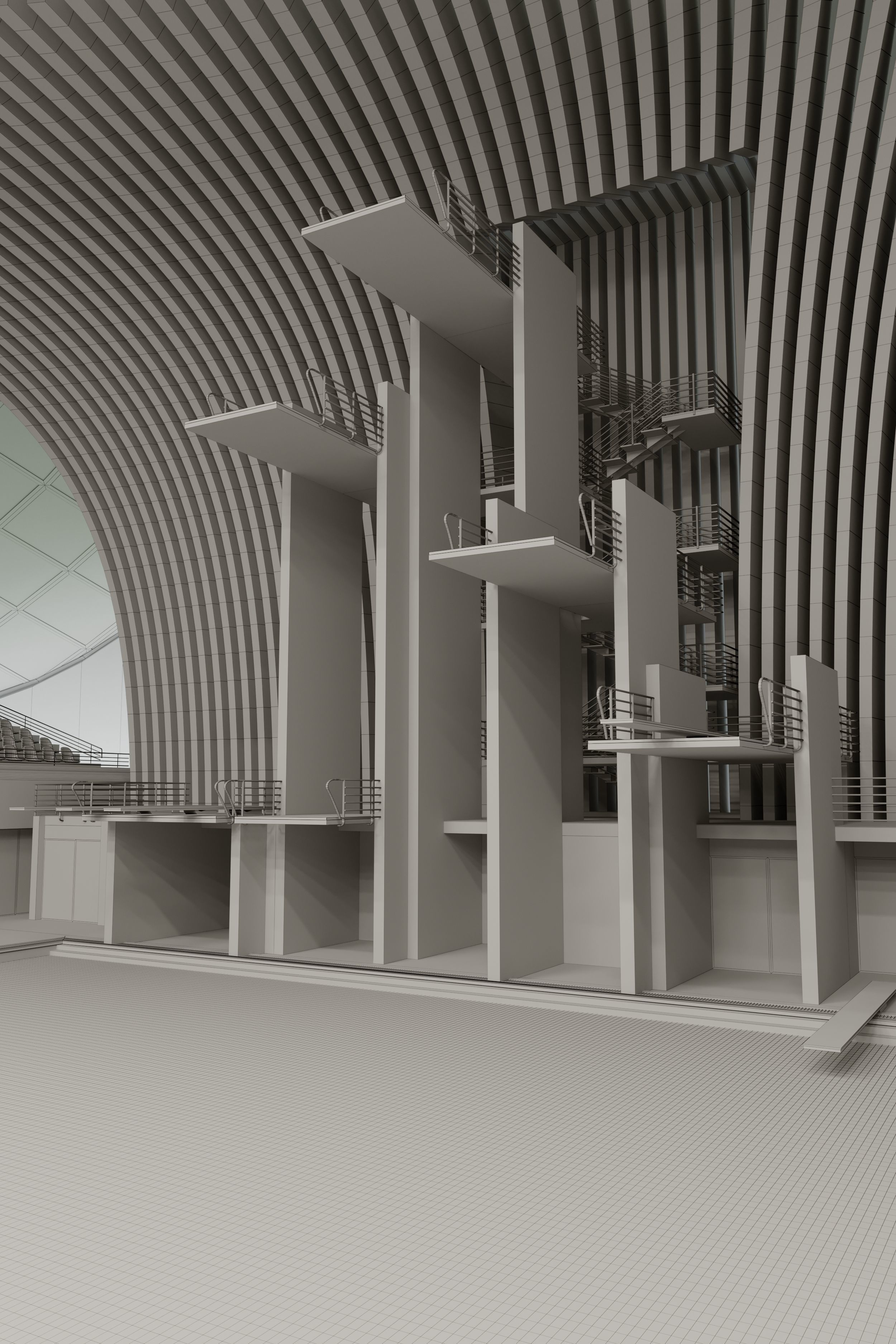 Swim Stadion 3D model_19