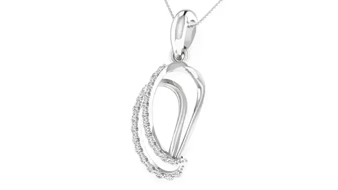 Women pendant earrings set 3dm mgx stl render detail 