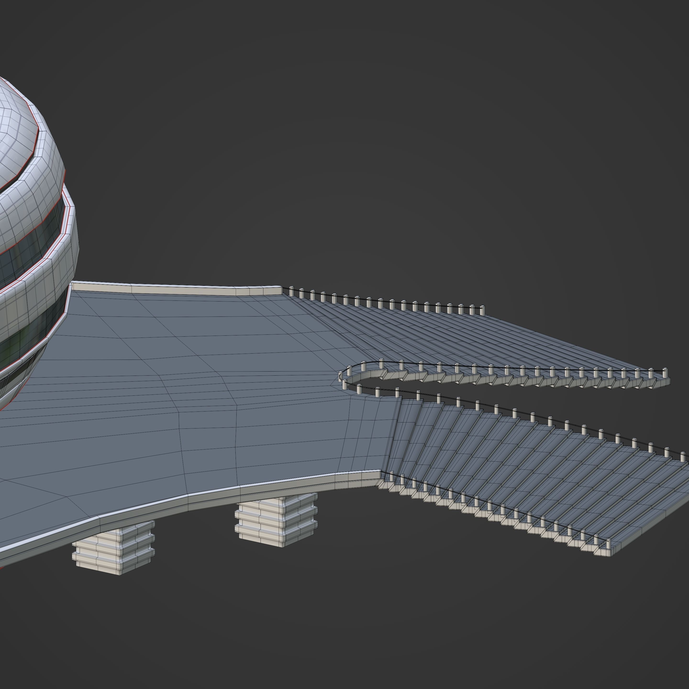 Generic Soccer Stadium 3D model_13