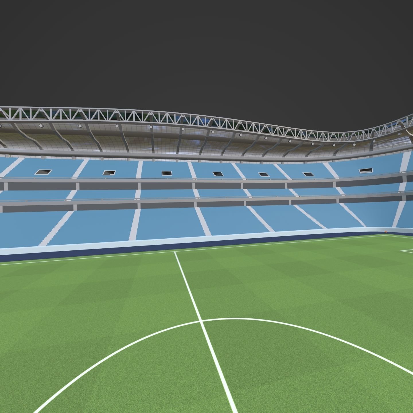 Generic Soccer Stadium 3D model_11