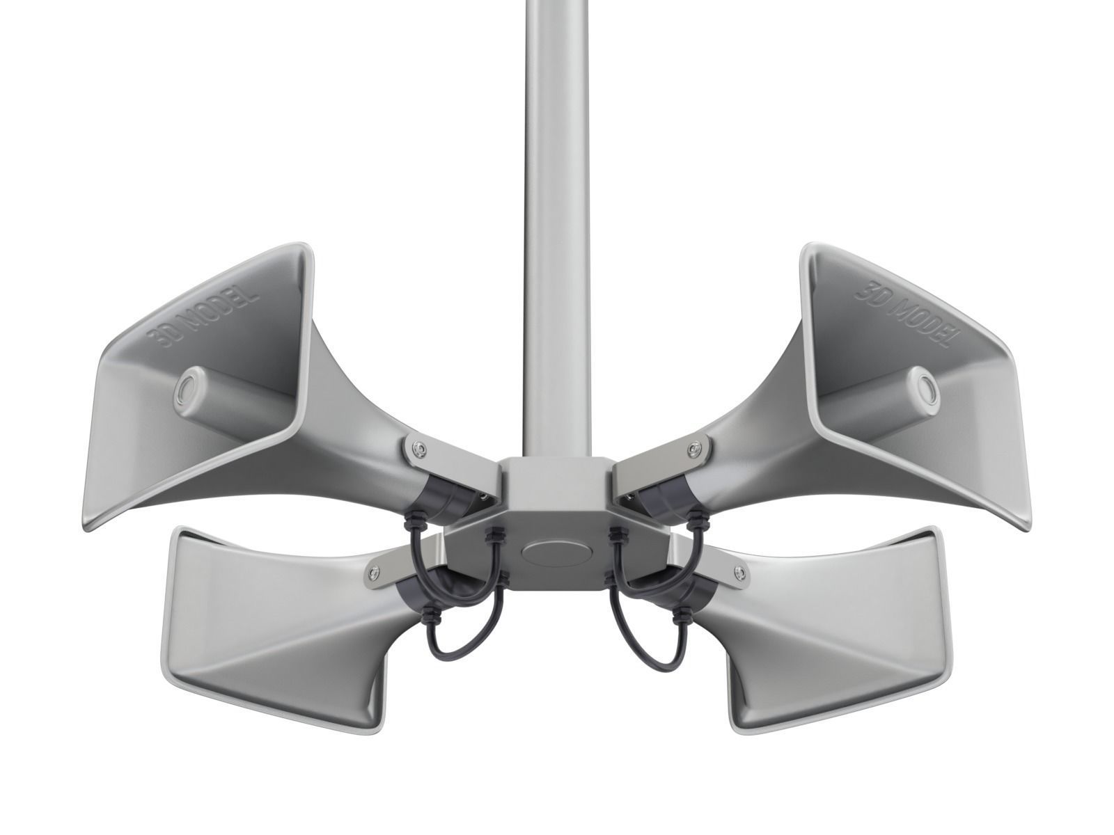 Public Address Speakers 3D model_6