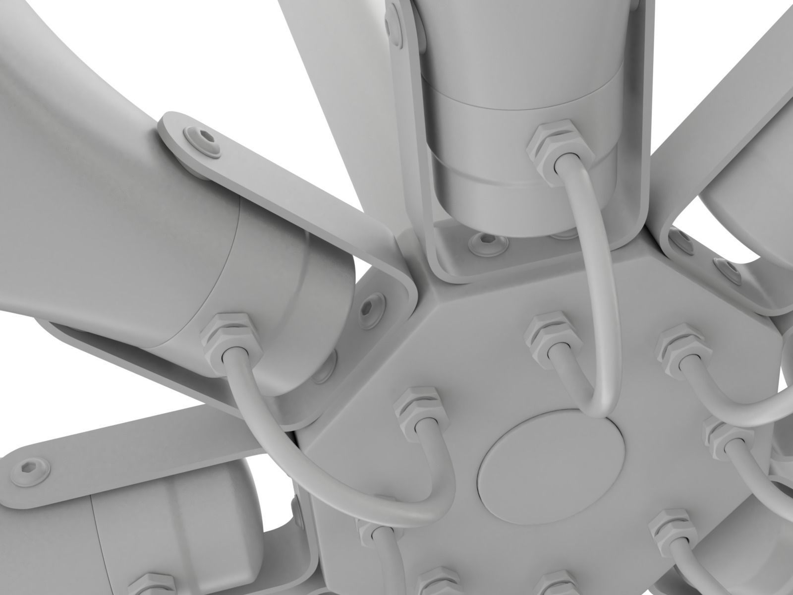 Public Address Speakers 3D model_12