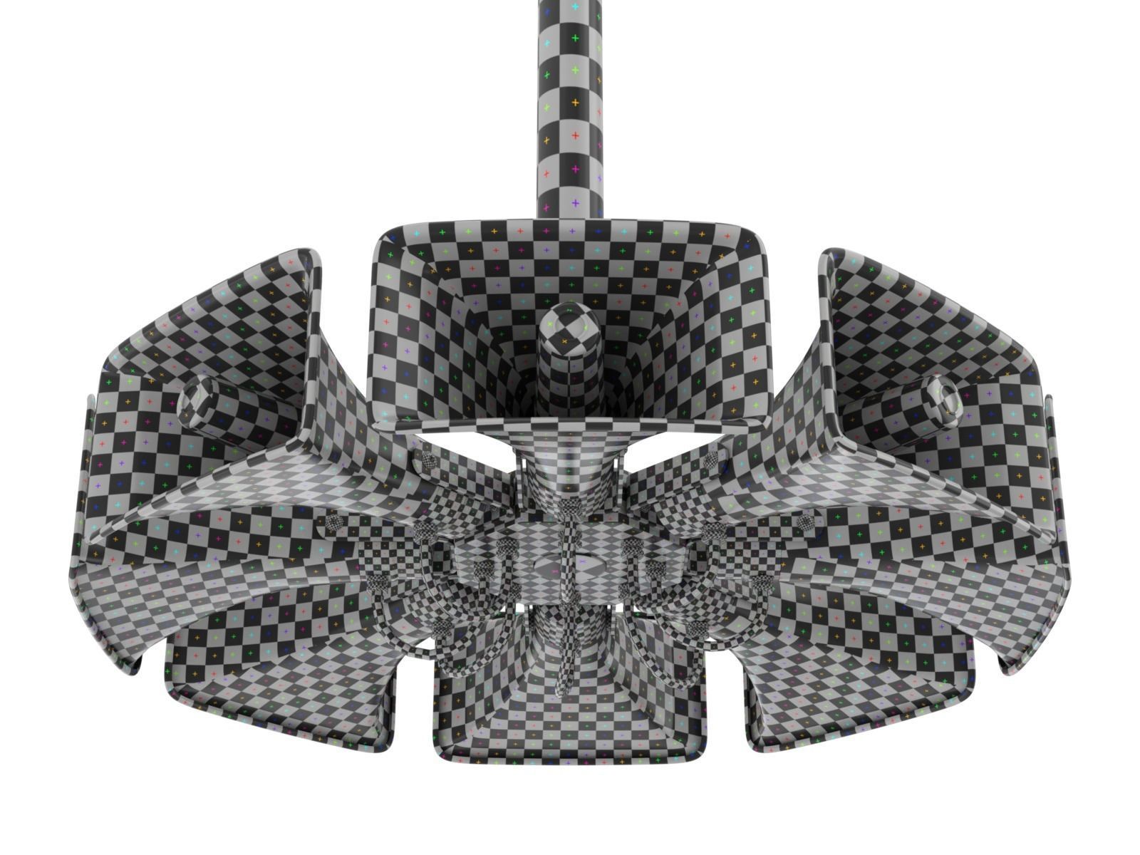 Public Address Speakers 3D model_7