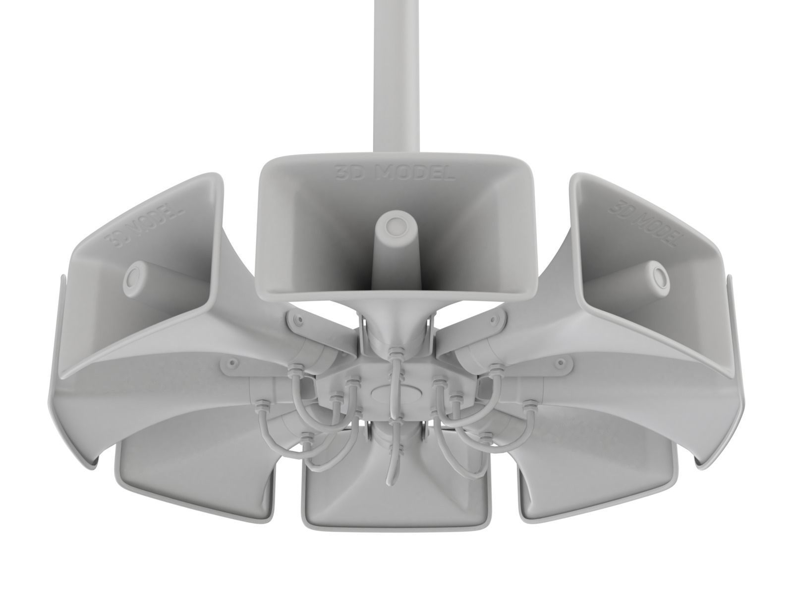 Public Address Speakers 3D model_8