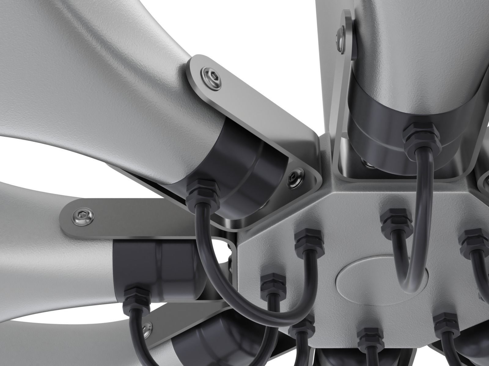 Public Address Speakers 3D model_2