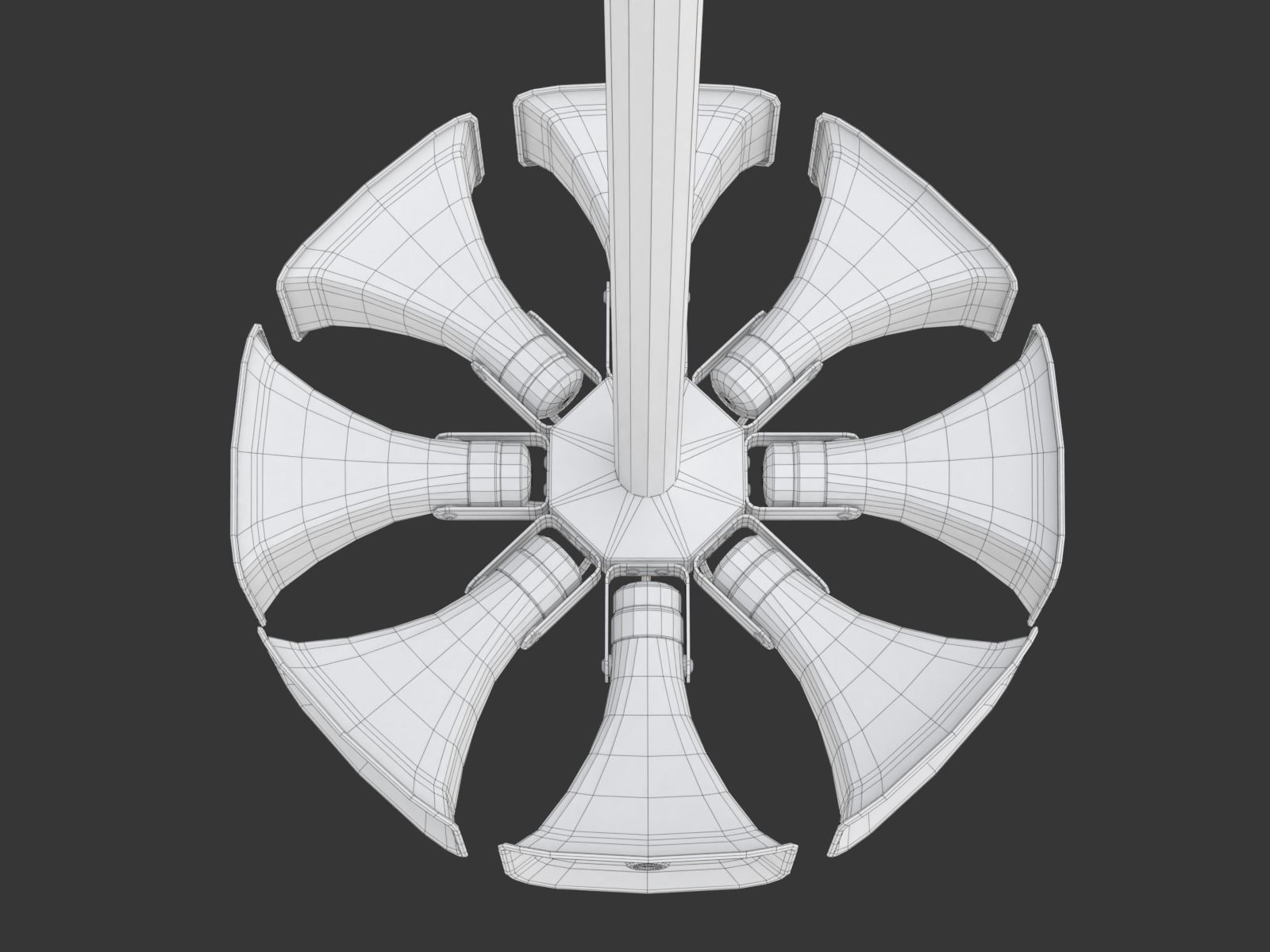 Public Address Speakers 3D model_18