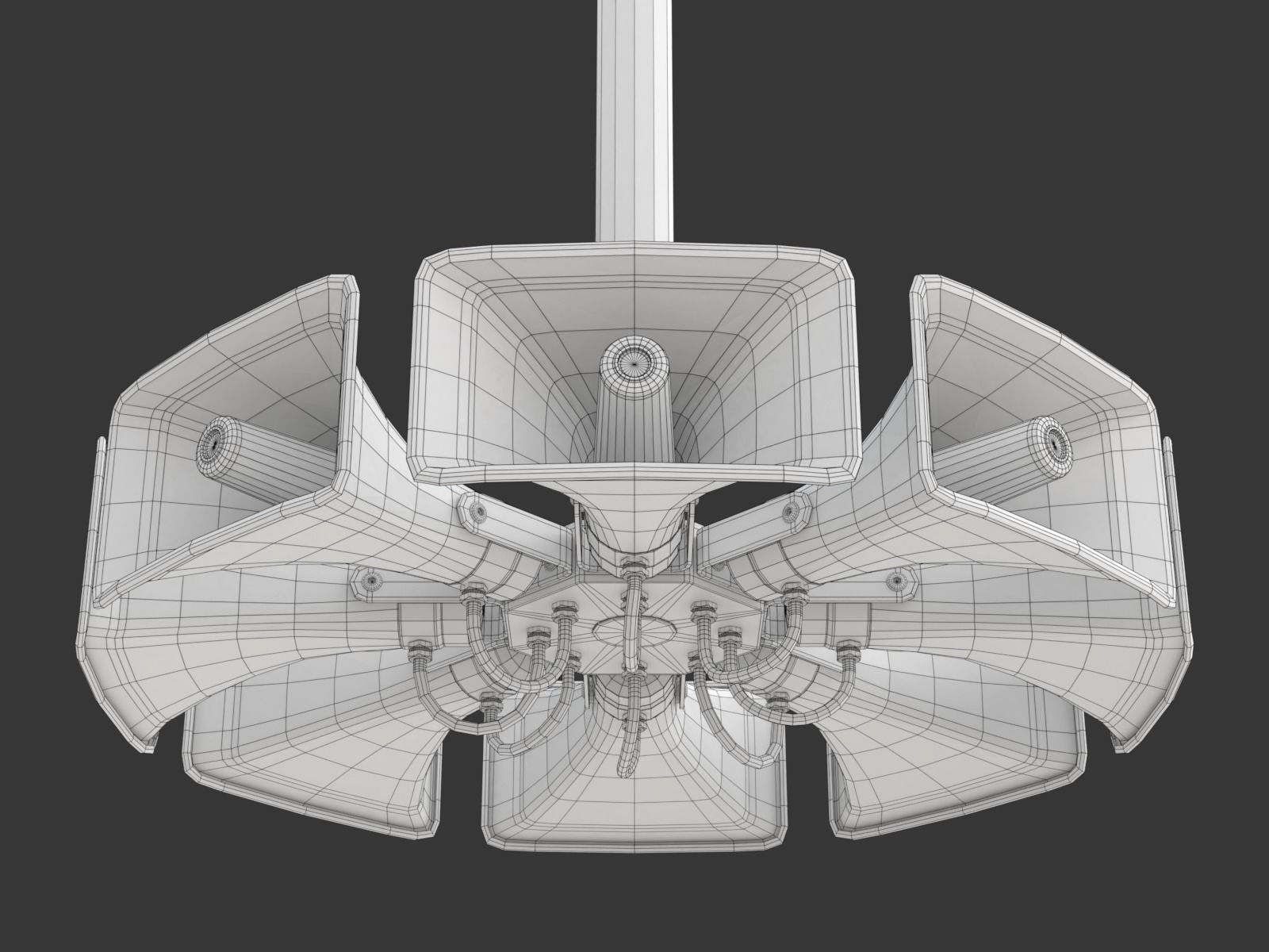 Public Address Speakers 3D model_15