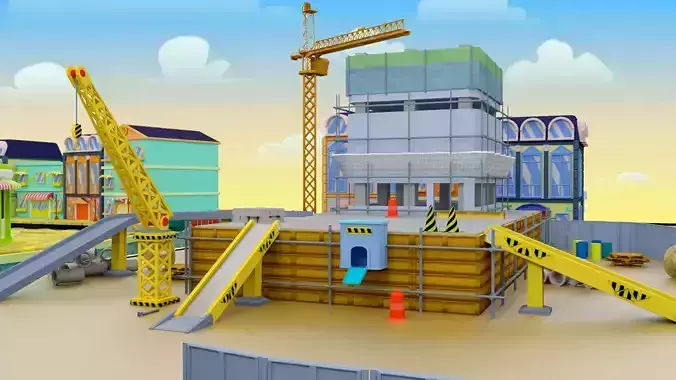 Building Construction  cartoon