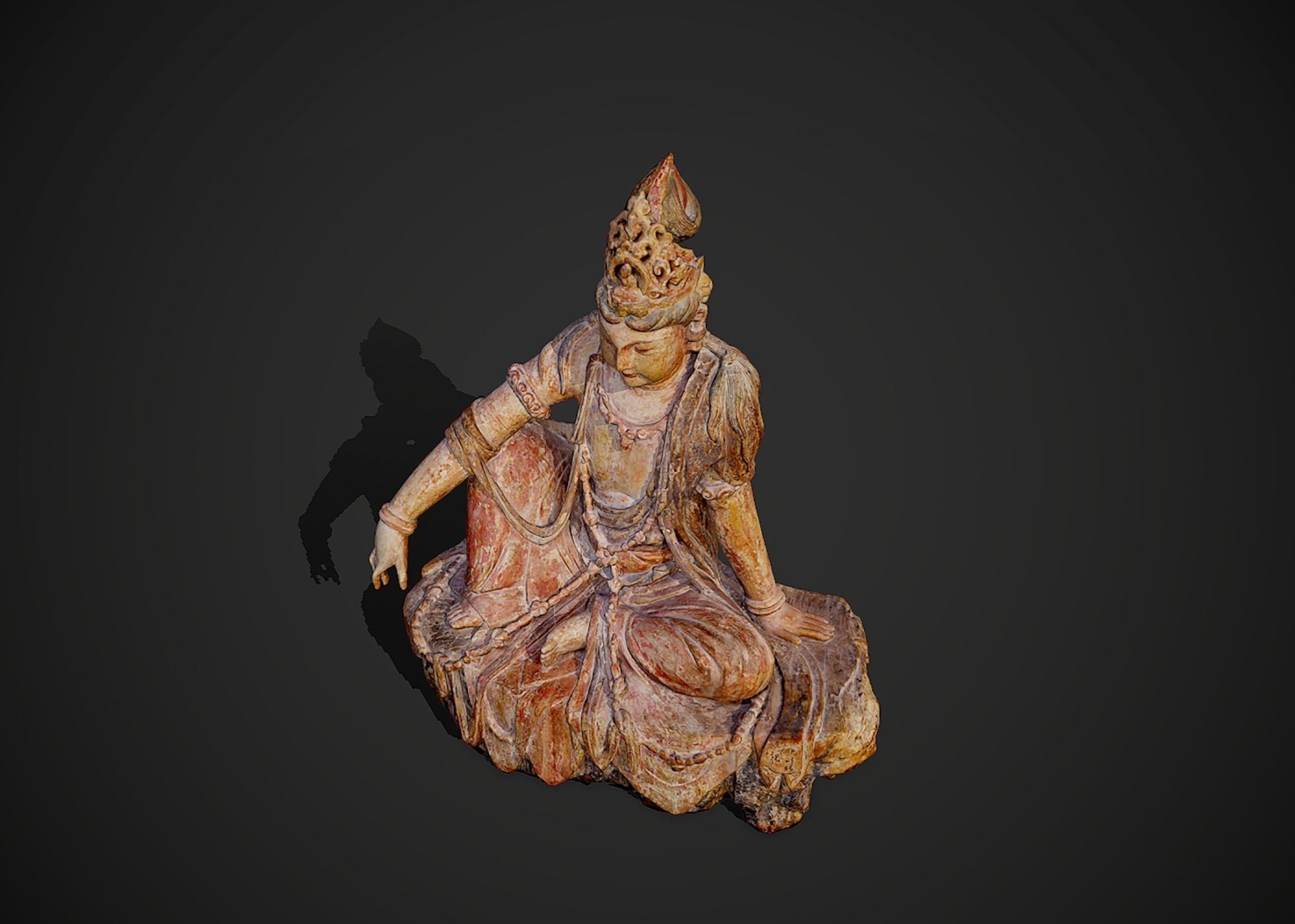 3D model Statue of Guanyin Bodhisattva in Dunhuang 3D model_5